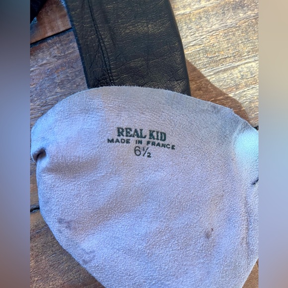 Vintage Real Kid leather opera gloves -made in France - Picture 3 of 4